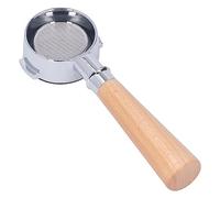 Coffee Parts 54Mm Coffee Portafilter Aluminum Alloy 2 Ears Bml Portafilter Handle with Single Layer Filter Sn A2 Beech Wood Home Gardening (#2)