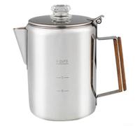 Coffee Percolator for Outdoor Adventures Construction, Brews Up to 9 Cups at Once