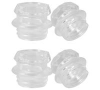 Coffee Percolator Glass Top Replacement Compatible with Coletti Coleman Gsi Eurolux Stansport Texsport Percolators, Coffee Filter Knob, 4 Pcs