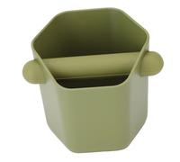Coffee Percussion Coffee Powder Box, Shock-Absorbing Italian Coffee Percussion Coffee Powder Box Large Capacity Silent and Non-Slip 600ml (Green)