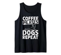Coffee Pilates Dogs Repeat Pilates Coffee Dogs Lifestyle Tank Top