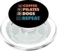 Coffee Pilates Dogs Repeat PopSockets PopGrip for MagSafe