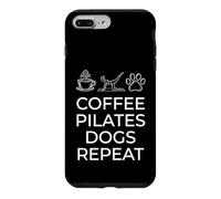 Coffee Pilates Dogs Repeat Workout Pet Lover Case for iPhone 7 Plus/8 Plus