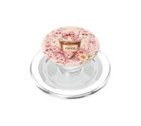 Coffee Pink Bow Cherry Floral Butterfly Coquette Aesthetic PopSockets PopGrip for MagSafe
