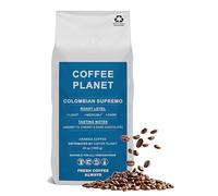 Coffee Planet | Colombian Supremo Bean To Cup Coffee Beans - 1kg | Medium Roast | Made from Arabica Coffee Beans | Rich Flavoured