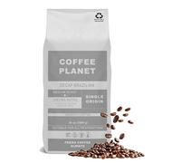 Coffee Planet | Decaf Brazilian Coffee Beans - 1kg | Medium Roast | Premium Arabica Coffee Beans | Rich Flavoured