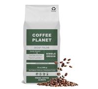 Coffee Planet | Italian Decaf Coffee Beans - 1kg | Dark Roast | Premium Arabica Coffee Beans | Rich Flavoured