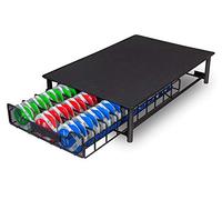 Coffee Pod Holder | 60 Pod Capsules T-Disc Holder | Drawer Dispenser | Coffee Machine Stand in JET BLACK by Kitchen Stars