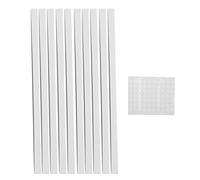 Coffee Pod Holder for Capsules, Vertically or Horizontally Mounted on or Under Cabinets, DIY Adhesive Coffee Pods Storage Strips Organizer Saving Space (White)