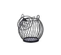 Coffee Pod Holder for K Cups Nespresso Capsules Large Capacity Unique Cute Cat Coffee Pod Storage Bowl Organizer Rack Basket Mesh for Counter Decorative