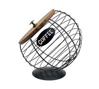 Coffee Pod Holder | Large Capacity Organizer with Lid - Large Capacity Coffee Pod Stand with Lid - For Kitchen, Home, Party, Bar, Fruit, Banana, Pear, Snack, Home