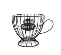 Coffee Pod Holder,Large K-Cup Capsule Organizer, Coffee Capsule Basket, Metal Coffee Bar Organizer for Kitchen Dinning Room Office Home Cafe Hotel