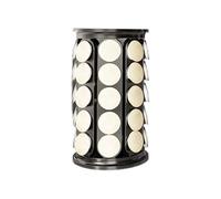 Coffee Pod Holder, Tea Bag Rotating, 12.99 inch Portable Storage Set, Holders, Lightweight Organizer Stand, Kitchen Pod Rack for Living Room, Office School