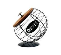Coffee Pod Organizer Iron Art Dry Fruit Snack Dispenser Large Capacity Espresso Holder Diagonal Storage Basket Decorative Fruit Basket