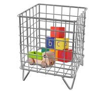 Coffee Pod Storage Basket for Small Spaces, Storage Basket for Coffee Pods with Compartments, Stainless Steel Wire Storage Basket, Metal Storage Box for Pantry and Kitchen Worktop
