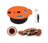 Coffee Pods, Reusable Coffee Filter, Refillable Plastic Coffee Capsule with Spoon for Bosch Tassimo Coffee Machine, 180ml