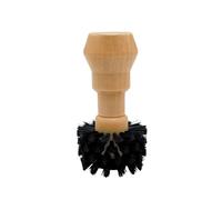 Coffee Portafilter Basket Cleaning Brush, Stiff Bristles and Wood Handle Coffee Accessories, Coffee Filter Brush Fits for Espresso Barista Machine Cleaning Tool (58mm)