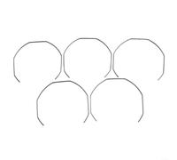 Coffee Portafilter Basket Springs 5 Pack, Metal Filter Holder Locking Parts, Replacement Spring for Espresso Machine Portafilter, Silver Coffee Maker Accessories(58MM)