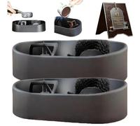 Coffee Portafilter Cleaning Kit,Electric Cleaning Station, Automatic Knock Box Cleaner, Professional Espresso Deep-Clean Kit with Stable Holder & Anti-Spill Grounds Tray. Fits 51/53/58mm (2PCS)