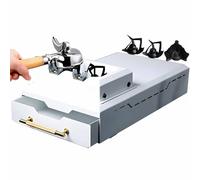 Coffee Portafilter Cleaning Machine with Drawer, 2 Scrapers and 1 Brush for Effective Espresso Puck Cleaning, Ideal for Coffee Shops and Home Baristas