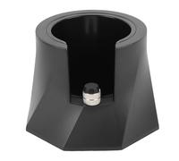 Coffee Portafilter Rest Holder, Black ABS Height Adjustable Spiral Coffee Press Tamper Stand Base Station Fits 51mm 53mm 58mm Portafilters Brewing Tools