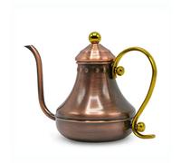 Coffee Pot Stainless Steel Hand Brewed Coffee Thin Mouth Pot Antique Copper Teapot