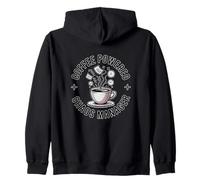 Coffee Powered Chaos Manager Coordinator Funny Zip Hoodie