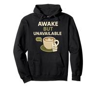 Coffee Powered Introvert Caffeine Armor Antisocial Humor Pullover Hoodie