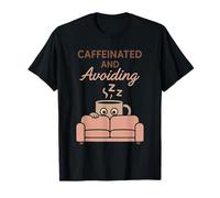 Coffee Powered Introvert Caffeine Armor Antisocial Humor T-Shirt