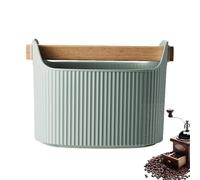 Coffee Puck Knock Box - Dump Bin Coffee Knocker, Heavy Duty Coffee Puck Disposer | Non-Slip 1300ml Coffee Ground Dump Bin, Grind Waste Bin, Coffee Knock Box for Home & Café Use