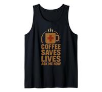 Coffee Rescue Squad Funny Coffee Lover Coffee Addict Gift Tank Top