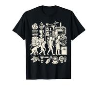 Coffee Roaster Evolution Artisan Job Work Design T-Shirt