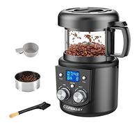 Coffee Roaster Machine for Home-Use - Electric Small Hot Air Coffee Bean Roaster Machine for Coffee Bean Baking (LCD Display)
