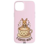 Coffee-Roo Kangaroo Coffee Lover Cute Pun T-Shirt Case for iPhone 15 Plus