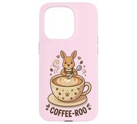Coffee-Roo Kangaroo Coffee Lover Cute Pun T-Shirt Case for iPhone 15 Pro