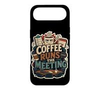 Coffee Runs The Meeting Office Humor Case for iPhone Air