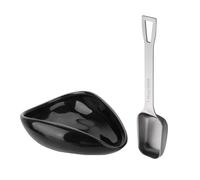Coffee Scale Tray Beans Container Measuring Spoon Bean Plate Dosing Suitable for Coffee Dosing
