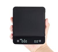 Coffee Scale with Timer and Large LED Readout for Accurate Dosing in Brewing 0.1g Resolution 3kg Capacity Type C Charging Cable Provided (Water resistant)