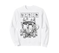 Coffee Science Periodic Table Of Elements Caffeine Scientist Sweatshirt