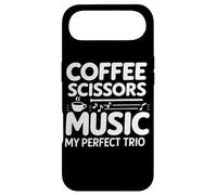 Coffee, Scissors, Music: My Perfect Trio Funny Hairstylist Case for iPhone Air