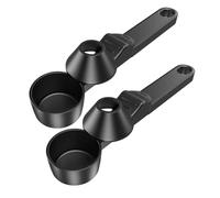 Coffee Scoop, Cup Refillable Coffee Pods, Co-Ffee Measuring Spoon, with Du-Al-Purpose Design, Adjustable Measurement, 19.5x4.5x5cm, for Home, Travel, Kitchen, Cafe, Tea, Protein Prep