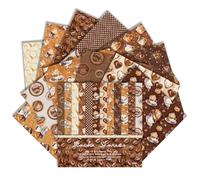 Coffee Scrapbook Paper 24 Sheets 6x6 Inch Single-Side Coffee Printing Junk Journal 160gsm Decorative Cardstock Papers for Scrapbook Supplies, Card Making, Decoupage and DIY Projects (B, 6x6 inches)