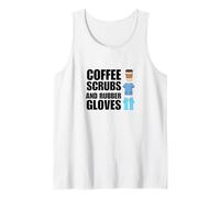Coffee Scrubs Medical Student Worker Nursing School Grad Tank Top