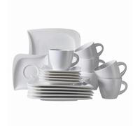 Coffee Set 18-Piece La Musica Porcelain Dishware Service New Decor
