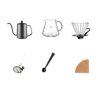 Coffee Set Hand Brewed Coffee Accessories Coffee Kettle Portable Gooseneck Bartender Tools