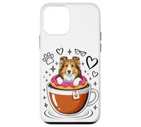 Coffee Shetland Sheepdog Donut Sheltie Case for iPhone 12 mini