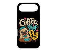 Coffee Shop Pug - Pug & Coffee Case for iPhone Air