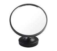 Coffee Shot Mirror, Magnetic Espresso Shot Mirror, HD Reflective Glass Mirror, 60Mm Diameter(black)