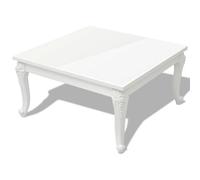 Coffee Side End Couch Table High Gloss White Modern Living Room 3 Sizes vidaXL