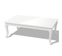 Coffee Side End Couch Table High Gloss White Modern Living Room 3 Sizes vidaXL